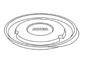Bowl Lid Dinex Translucent Plastic Single Use