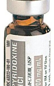 Pyridoxine HCl 100 mg / mL Injection 1 mL