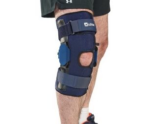 Knee Brace AliMed Knee Brace Large Wraparound / Hook and Loop Strap Closure 15 to 16-1/2 Inch Knee Circumference Left or Right Knee