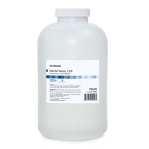 Irrigation Solution – OTC McKesson Sterile Water for Irrigation Not for Injection Bottle 1,000 mL