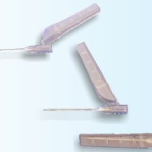 Safety Hypodermic Needle SecureTouch 1-1/2 Inch Length 27 Gauge Regular Wall Sliding Safety Needle