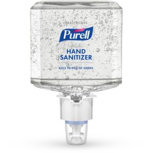 Hand Sanitizer Purell Healthcare Advanced 1,200 mL Ethyl Alcohol Gel Dispenser Refill Bottle