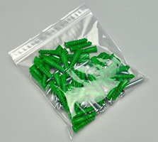 Reclosable Bag LK Clear Line 4 X 6 Inch LDPE Clear Zipper Closure