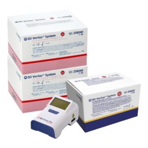 Respiratory Test Kit BD Veritor Plus Analyzer and Strep/Flu Combo Influenza A + B / Strep A Test 90 Tests CLIA Waived