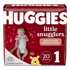 Unisex Baby Diaper Huggies Little Snugglers Size 1 Disposable Heavy Absorbency