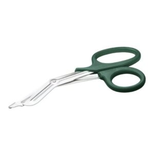 Trauma Shears McKesson Medicut Green 7-1/4 Inch Length Medical Grade Stainless Steel NonSterile Finger Ring Handle Blunt Tip / Blunt Tip