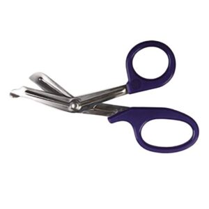 Trauma Shears McKesson Medicut Purple 7-1/4 Inch Length Medical Grade Stainless Steel Finger Ring Handle Blunt Tip / Blunt Tip
