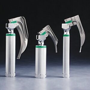Laryngoscope Handle McKesson Greenline FiberOptic Medium Standard Handle
