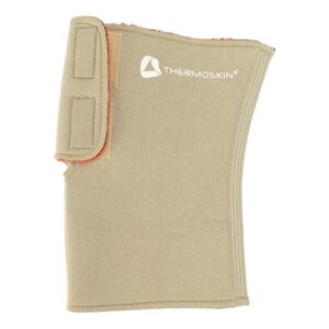 Arthritic Knee Support Thermoskin Large Hook and Loop Closure 14-1/2 to 15-3/4 Inch Below Patella Circumference Left or Right Knee