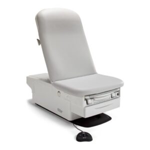 Exam Chair Ritter 224 Model Barrier-Free 18 to 37 Inch Height Range Powder Coated Steel Frame