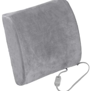 Lumbar Support Cushion with Heat Comfort Touch 12-4/5 W X 12-1/5 L X 4-1/10 D Inch Foam