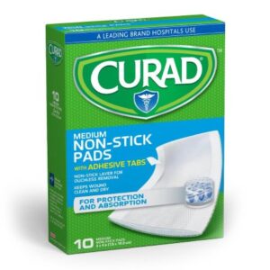 Adhesive Strip Curad 3 X 4 Inch Cotton / Polyester Rectangle White Sterile