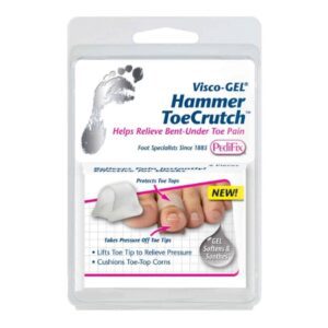 Hammer Toe Cushion Visco-GEL Hammer ToeCrutch Small Pull-On Foot