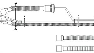 Ventilator Circuit Corrugated Tube Without Breathing Bag Single Patient Use