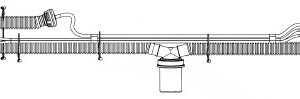 LTV Series Ventilator Circuit Corrugated Tube 72 Inch Tube Dual Limb Adult Without Breathing Bag Single Patient Use