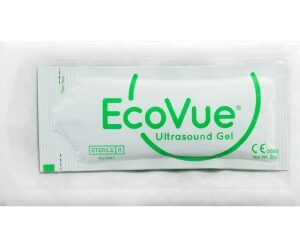 Ultrasound Gel EcoVue Medium Viscosity 25 Gram Packet OR Sterile