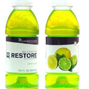 Oral Supplement Glytactin RESTORE Lemon-Lime Flavor Liquid 16.9 oz. Bottle