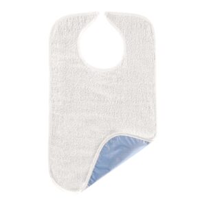 Bib Hook and Loop Closure Reusable Terry Cloth / Vinyl