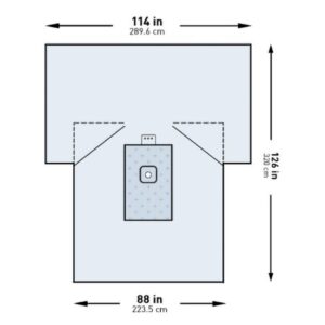 Orthopedic Drape McKesson Lower Extremity Drape 114 W X 88 W X 126 L Inch Sterile