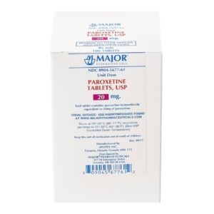 Paroxetine HCl 20 mg Tablet 100 Tablets