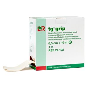 Elastic Tubular Support Bandage tg grip 2-3/4 Inch X 11 Yard Medium Hand / Wrist / Small Elbow / Ankle Pull On White NonSterile Size C Standard Compression