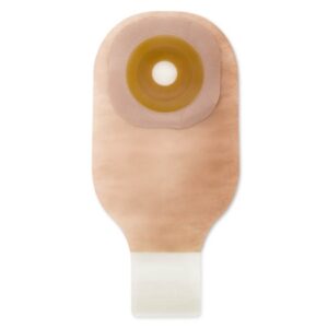 Ostomy Pouch Premier One-Piece System 12 Inch Length Convex, Pre-Cut Drainable