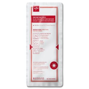 Instant Hot Pack Medline General Purpose Slim Plastic / Sodium Acetate Disposable