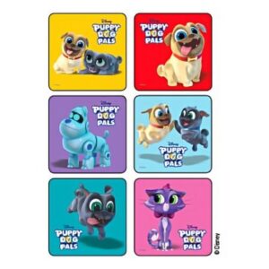Kids Love Stickers 75 per Pack Puppy Dog Pals Sticker 2-1/2 Inch