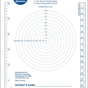 Measuring Guide DynaRule 15 Inch Length Plastic