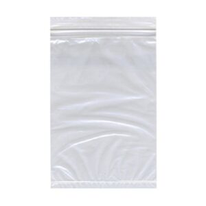 Reclosable Bag 8 X 10 Inch Plastic Clear Zipper Closure