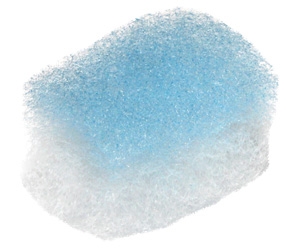 CPAP Filter S7 Series Foam Disposable 1 per Pack Blue / White No Tab