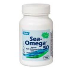 Omega 3 Supplement Rugby Sea Omega Fish Oil 1,000 mg Strength Softgel 50 per Bottle