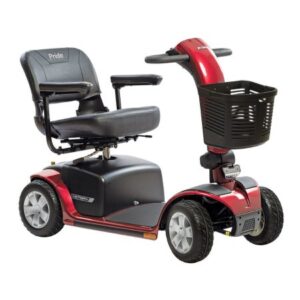 4 Wheel Electric Scooter Victory 10 400 lbs. Weight Capacity Candy Apple Red