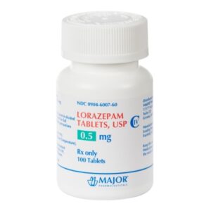 Lorazepam 0.5 mg Tablet 100 Tablets