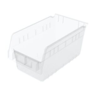 Storage Bin ShelfMax Clear Plastic 6 X 6-5/8 X 11-5/8 Inch