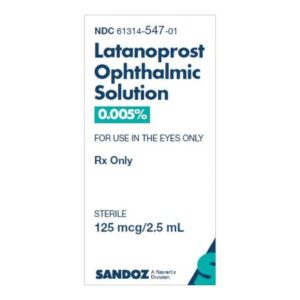 Latanoprost 0.005% Solution 2.5 mL
