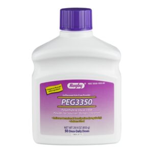 Polyethylene Glycol 3350 (PEG 3350) / Sodium Chloride / Sodium Bicarbonate / Potassium Chloride 850 Gram Powder for Solution 50 Doses