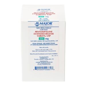 Pentoxifylline 400 mg Tablet 100 Tablets