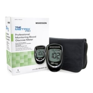 Blood Glucose Meter McKesson TRUE METRIX PRO 4 Second Results Stores up to 500 Results No Coding Required