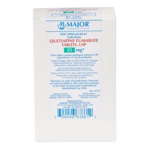 Quetiapine Fumarate 25 mg Tablet 100 Tablets