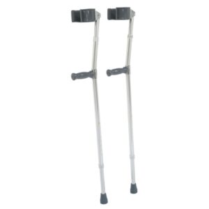 Forearm Crutches Graham Field Adult Aluminum Frame 300 lbs. Weight Capacity