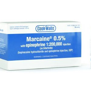 Marcaine with Epinephrine Bupivacaine HCl 0.5% – 1:200,000 Injection 1.8 mL