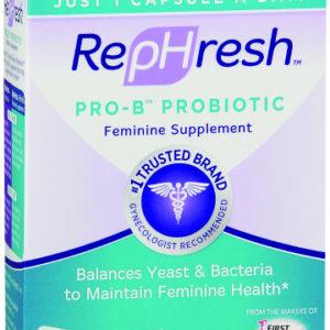 Probiotic Dietary Supplement RepHresh Pro-B 30 per Box Capsule