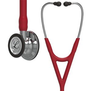 Cardiology Stethoscope 3M Littmann Cardiology IV Burgundy 1-Tube 27 Inch Tube Convertible Chestpiece