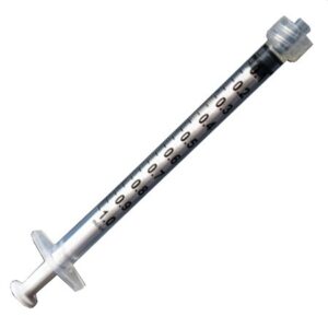 Tuberculin Syringe Exel 1 mL Luer Lock Tip Without Safety