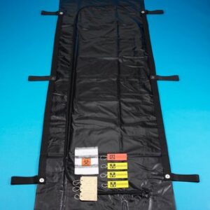 Post Mortem Bag with Handles Disaster 34 W X 96 L Inch Bariatric PVC Zipper Closure, Envelope Style