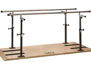 Parallel Bars CanDo Stainless Steel Adjustable Handrails 144 X 26 X 18 Inch