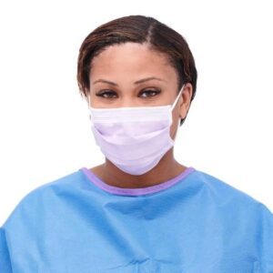 Procedure Mask Medline Anti-fog Foam ASTM Level 3 Earloops One Size Fits Most