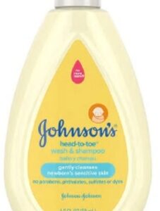 Baby Shampoo and Body Wash Johnson’s Baby Head-to-Toe 1.7 oz. Flip Top Bottle Scented