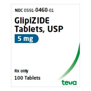 Glipizide 5 mg Tablet 100 Tablets